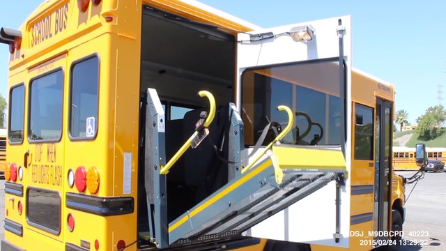DBC Standard Driver body worn personal video recorder police body camera sample screenshot Rear Bus Lift dropping
