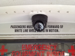 Extradition Transportion camera transportation security camera system front camera