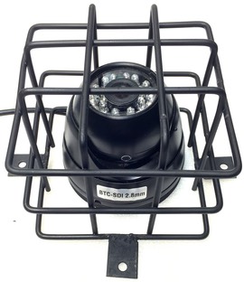 Steel Wire Security Cage for Police Prisoner Transport Van Wagon & Bus Dome Cameras