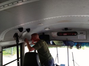 Alternative School shuttle Camera onboard video recorder surveillance camera system 3 cam system
