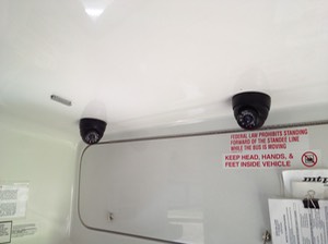 Juvenile Detention Transport Security Camera onboard video recorder surveillance camera system twin cameras 3