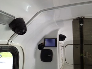 Juvenile Detention transportation camera Driver safety camera surveillance security system DVR closeup
