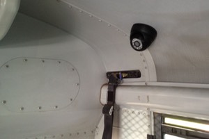 public transportation security camera system lift camera
