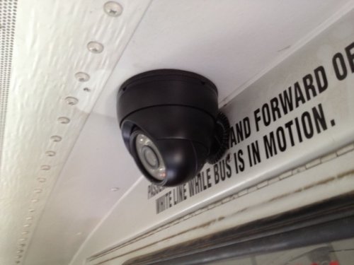 Juvenile Detention bus camera Shuttle Van security camera system front camera side view
