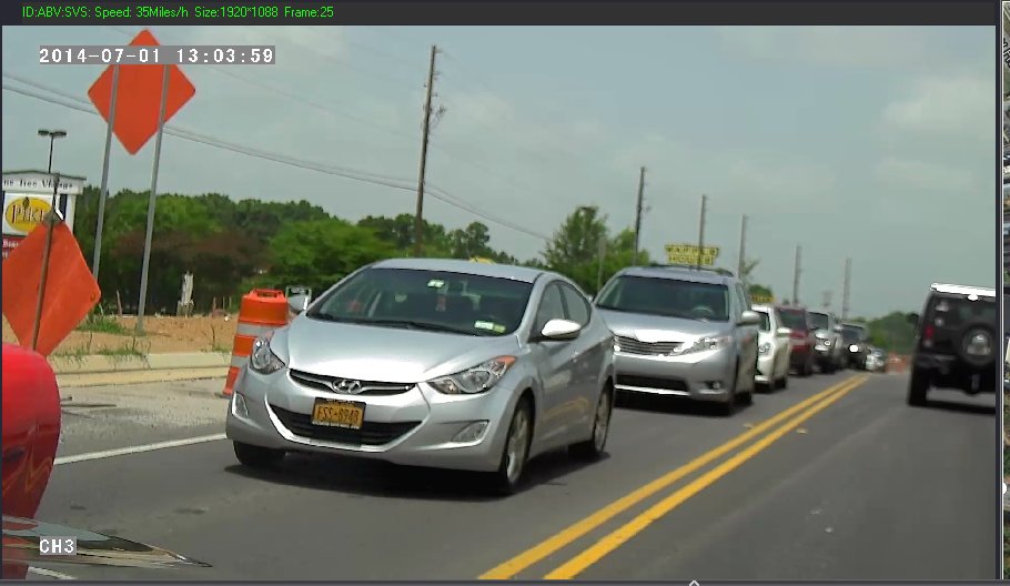 FHD4 Stop Arm Camera Forward Facing low resolution image, actual images in High Definition Full HD 1080p 1920x1080