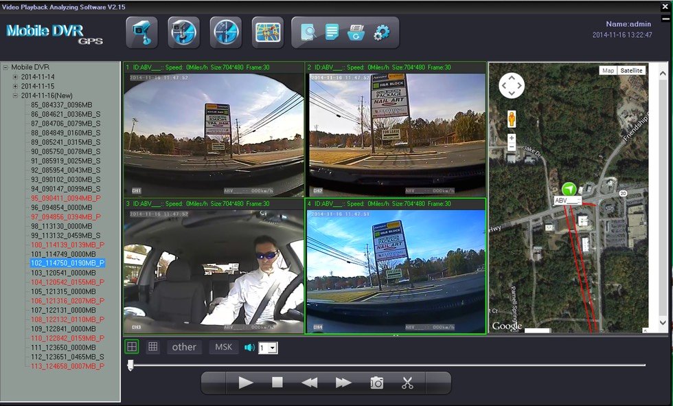 SD4D & SD4W  GUI Quad Screen Sat Map viewlow cost Pupil transportation child safety and security onboard vehicle video camera observation systems